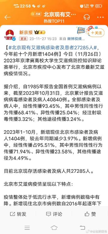 北京上千人感染可能性不大/北京hiv感染人数