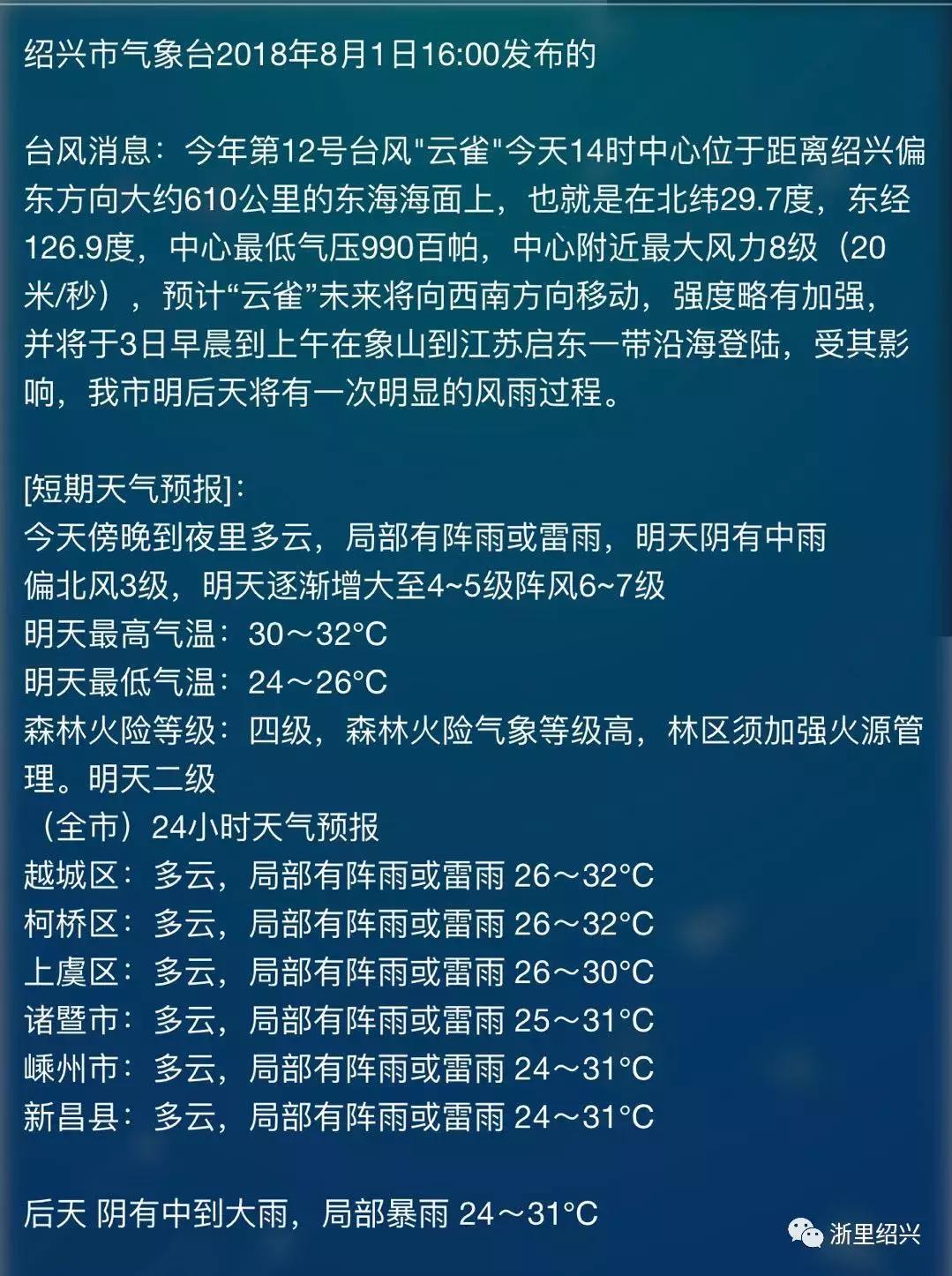 浙江绍兴5地调整为高风险/浙江绍兴台风刚刚情况
