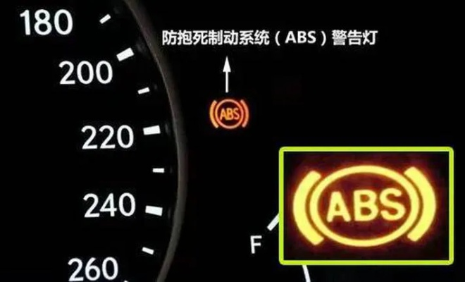 ABS灯亮了怎么办？别慌，先搞清楚这几种情况