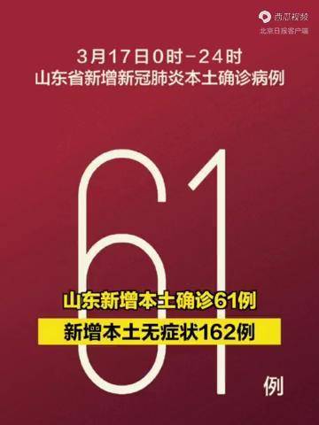 山东昨日新增本土无症状66例/山东发现1例钻石血 比熊猫血更罕见