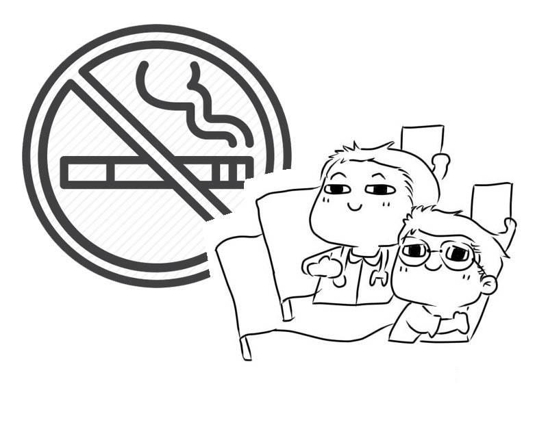 吸烟有害健康的简笔画/吸烟有害健康的简笔画怎么画