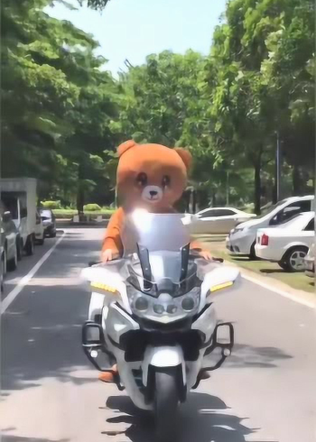 熊骑摩托车，从荒野公路到流量顶流的奇妙物语